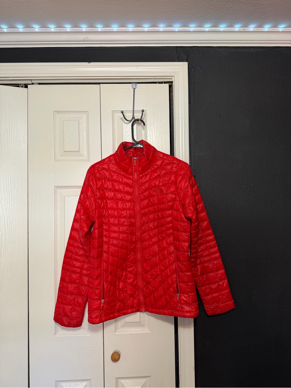 The North Face Women's Red Quilted Ski Jacket